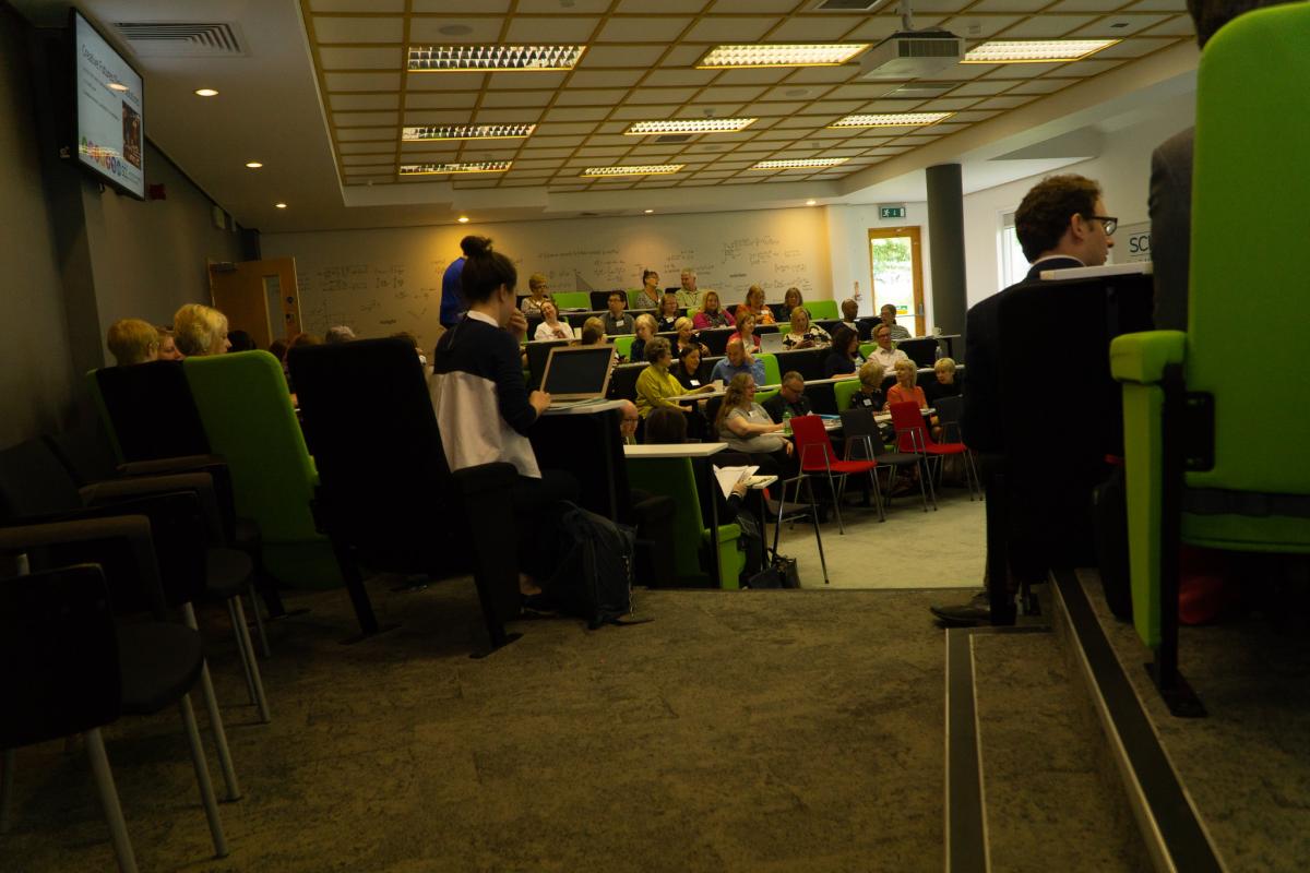 Library delegates at a seminar