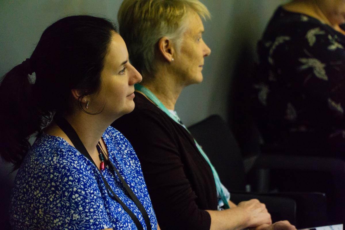 Delegates at a seminar