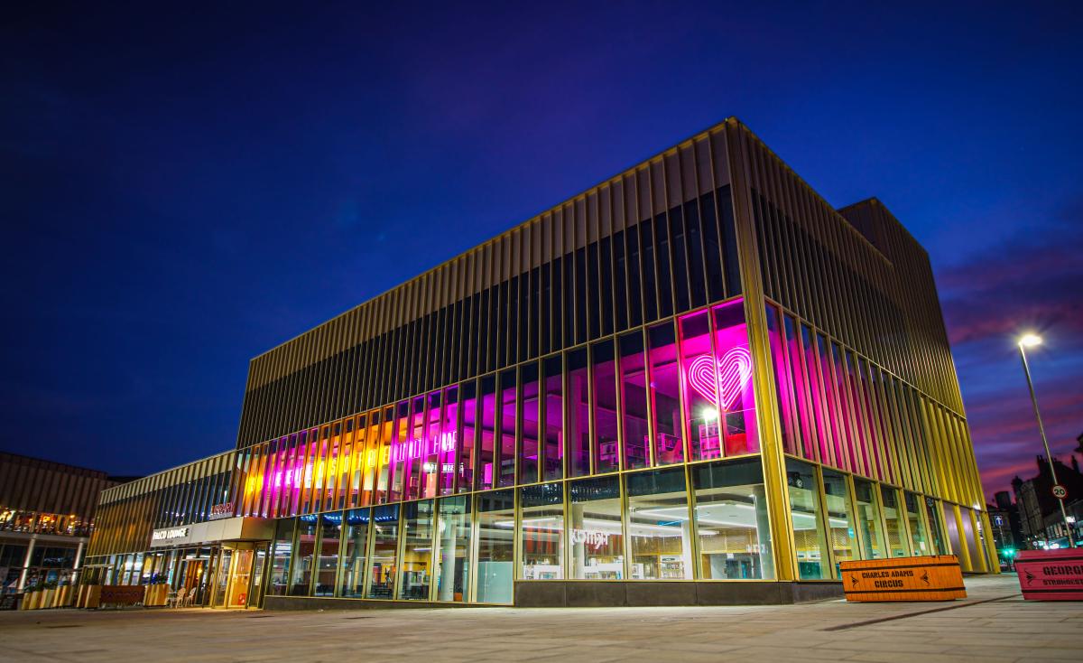 The facade of the Lightbox in Barnsley. Credit: Barnsley Council.